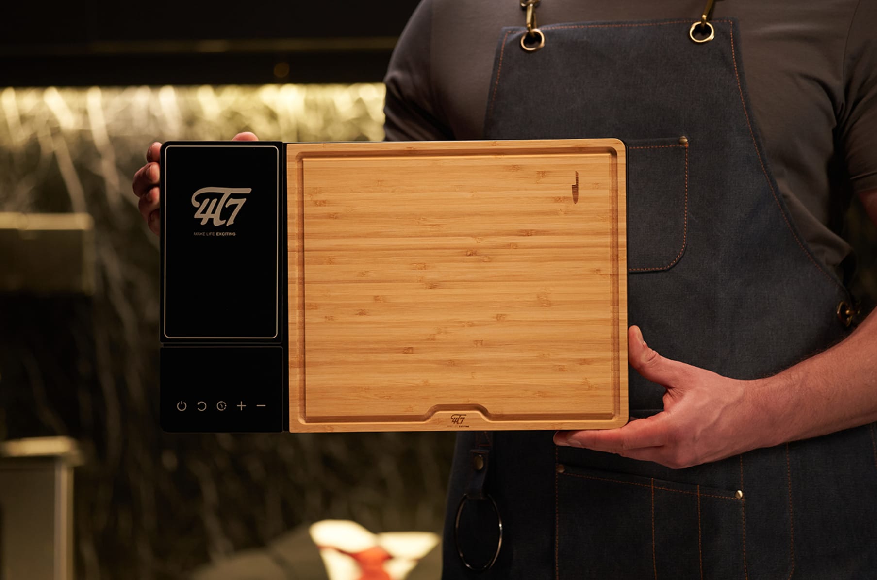 This Incredible Smart Cutting Board Has a Built-In Scale, Timer, Knife  Sharpener, and Sterilizer