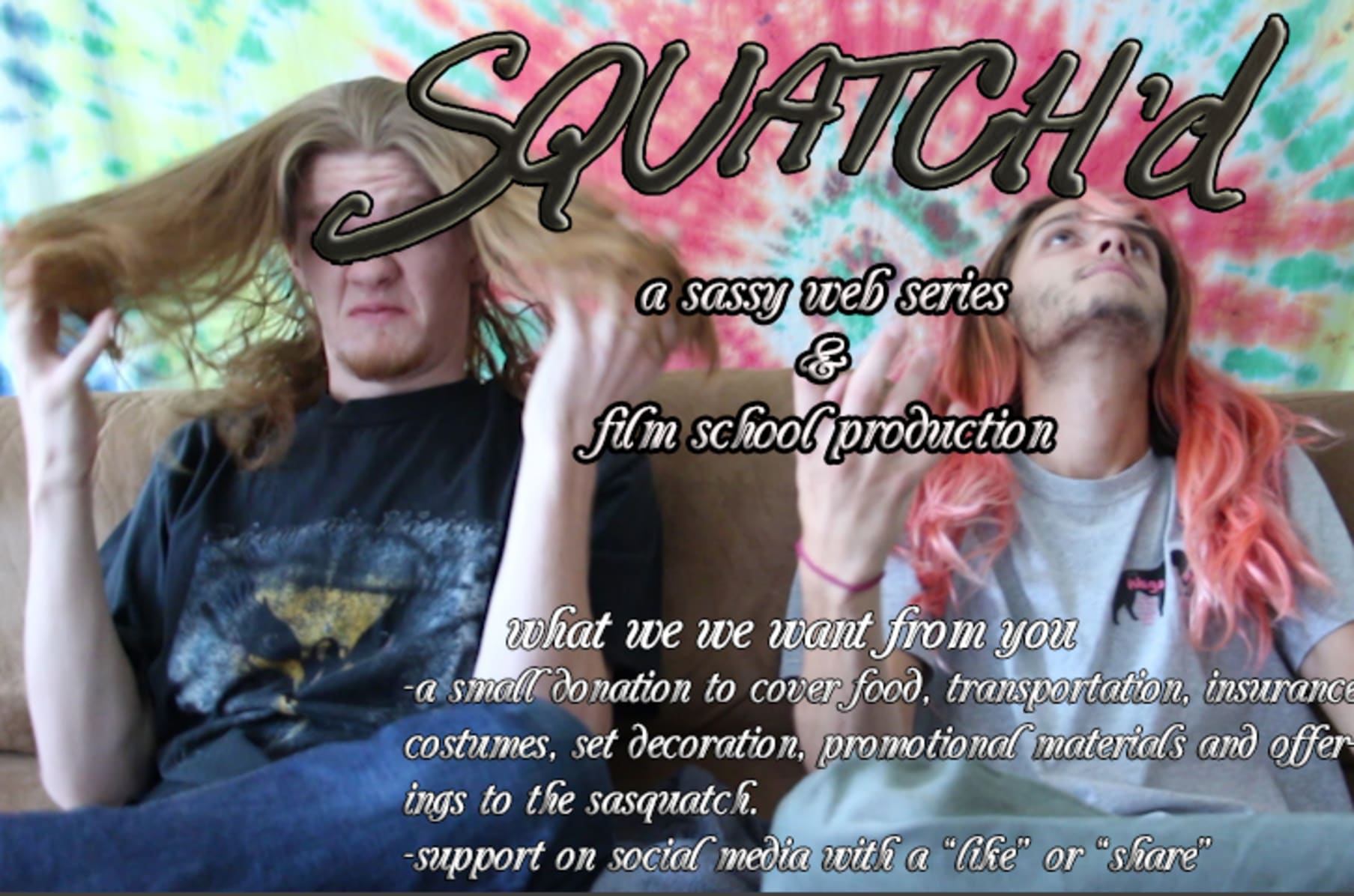 Squatch D The Web Series Indiegogo This series is being made under the banner of jay mehta's production.