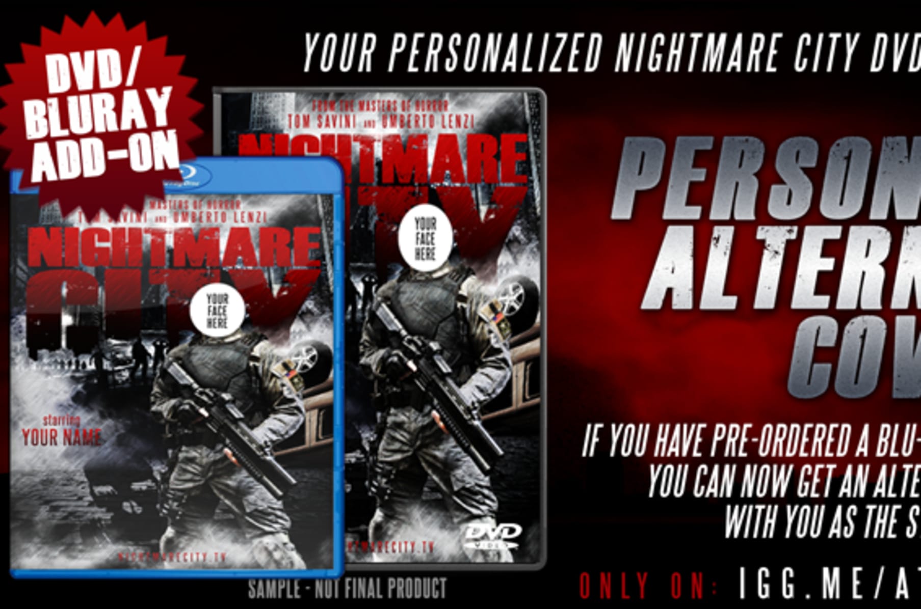 Tom Savini Umberto Lenzi Present Nightmare City Indiegogo Starring robert englund, heather langenkamp.