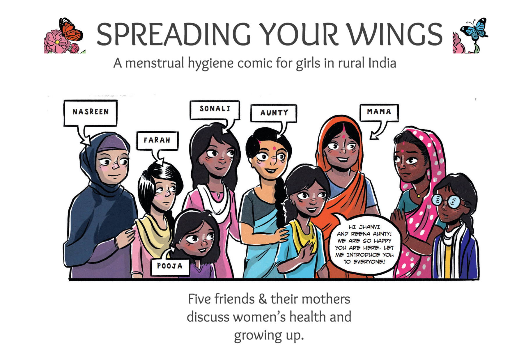 Menstrual Hygiene Comic For Girls In Rural India Indiegogo 4 in 10 defecate in open.
