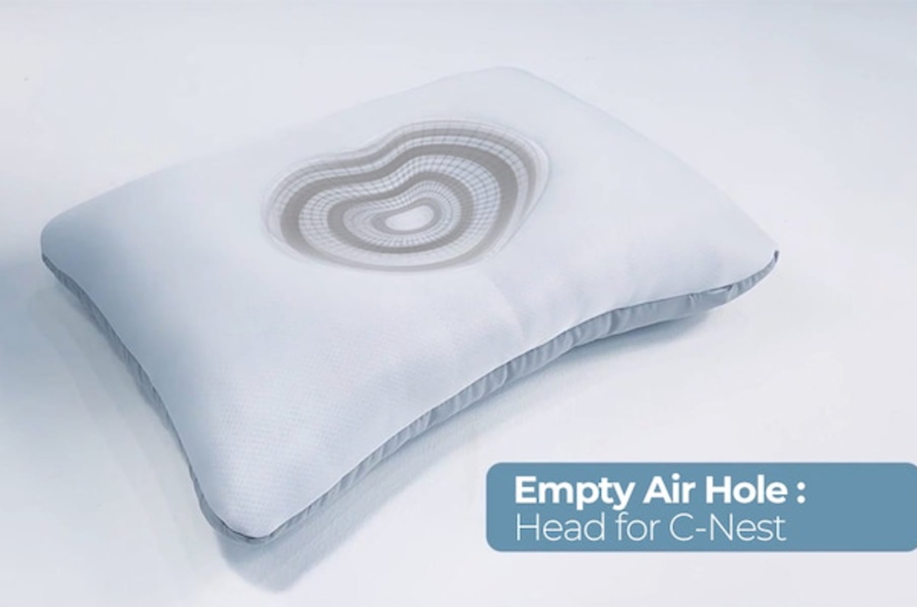 Pillow with sales air holes