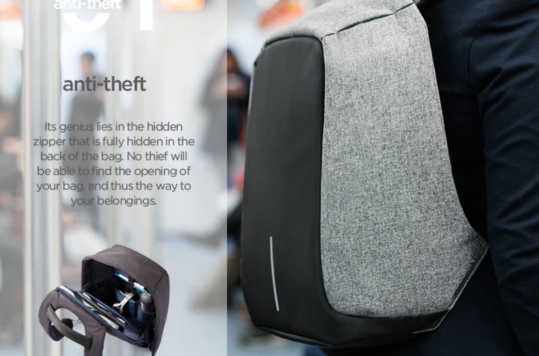 Bobby, the Best Anti Theft backpack by XD Design by XD Design — Kickstarter