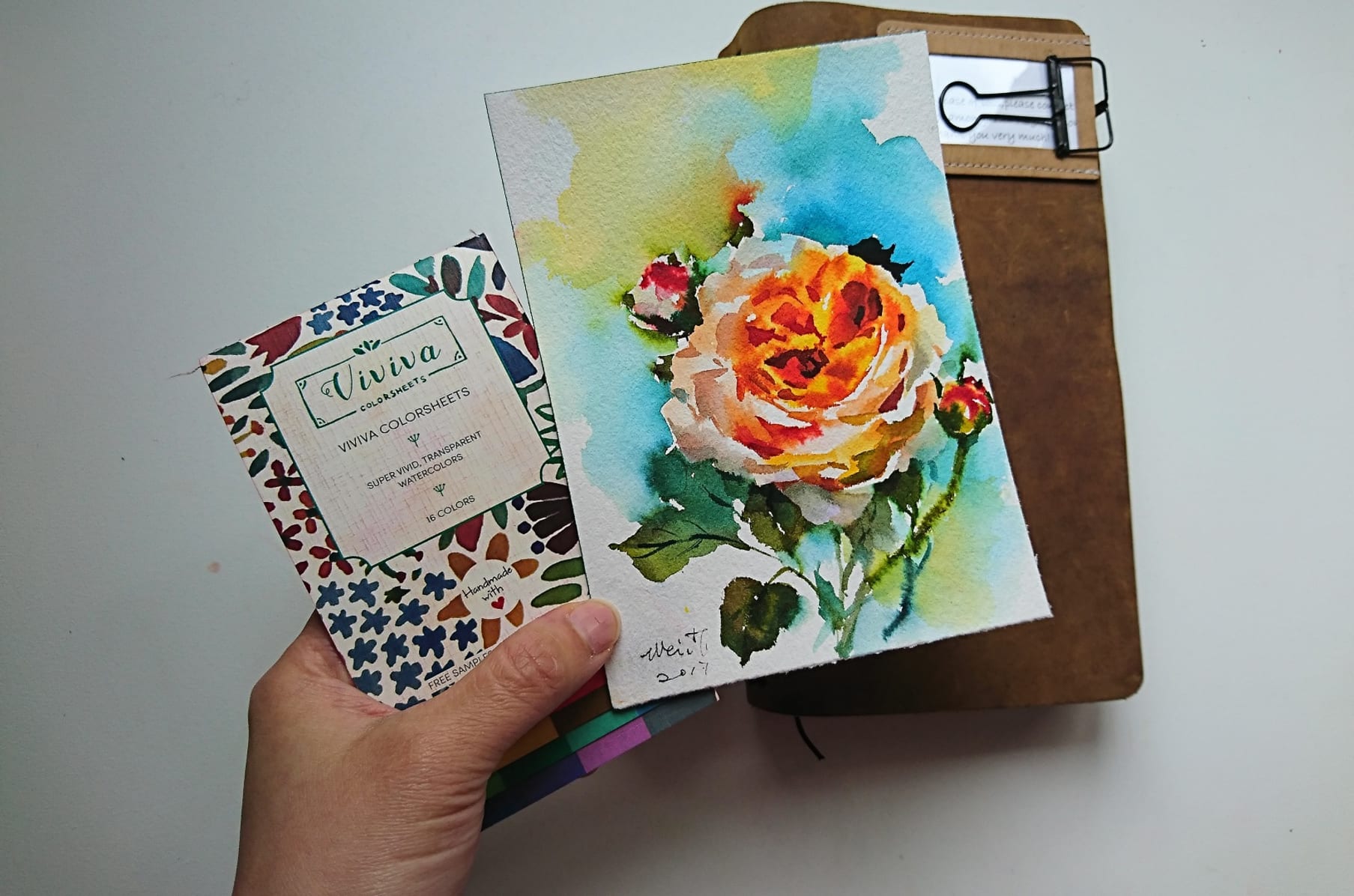 Viviva Colorsheets The Most Portable Watercolors Indiegogo