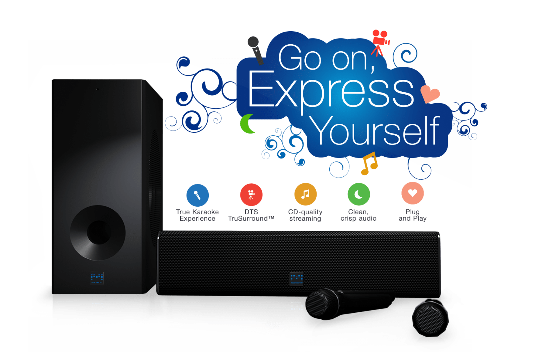 Moment wireless hotsell karaoke soundbar