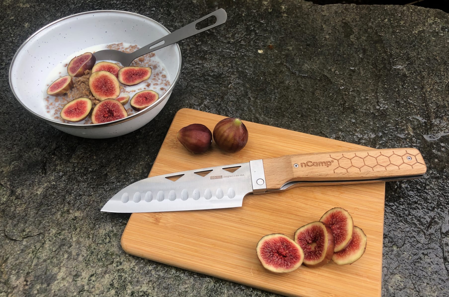 Food Prep Knife  Premium Edition with Santoku Blade