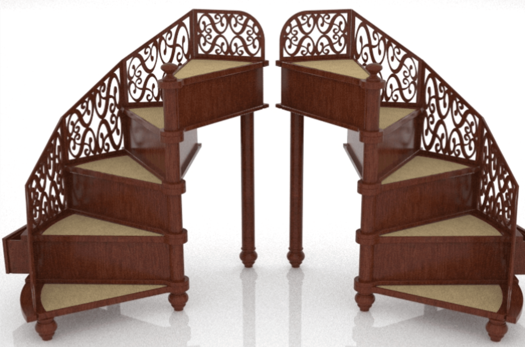 Dog spiral store staircase