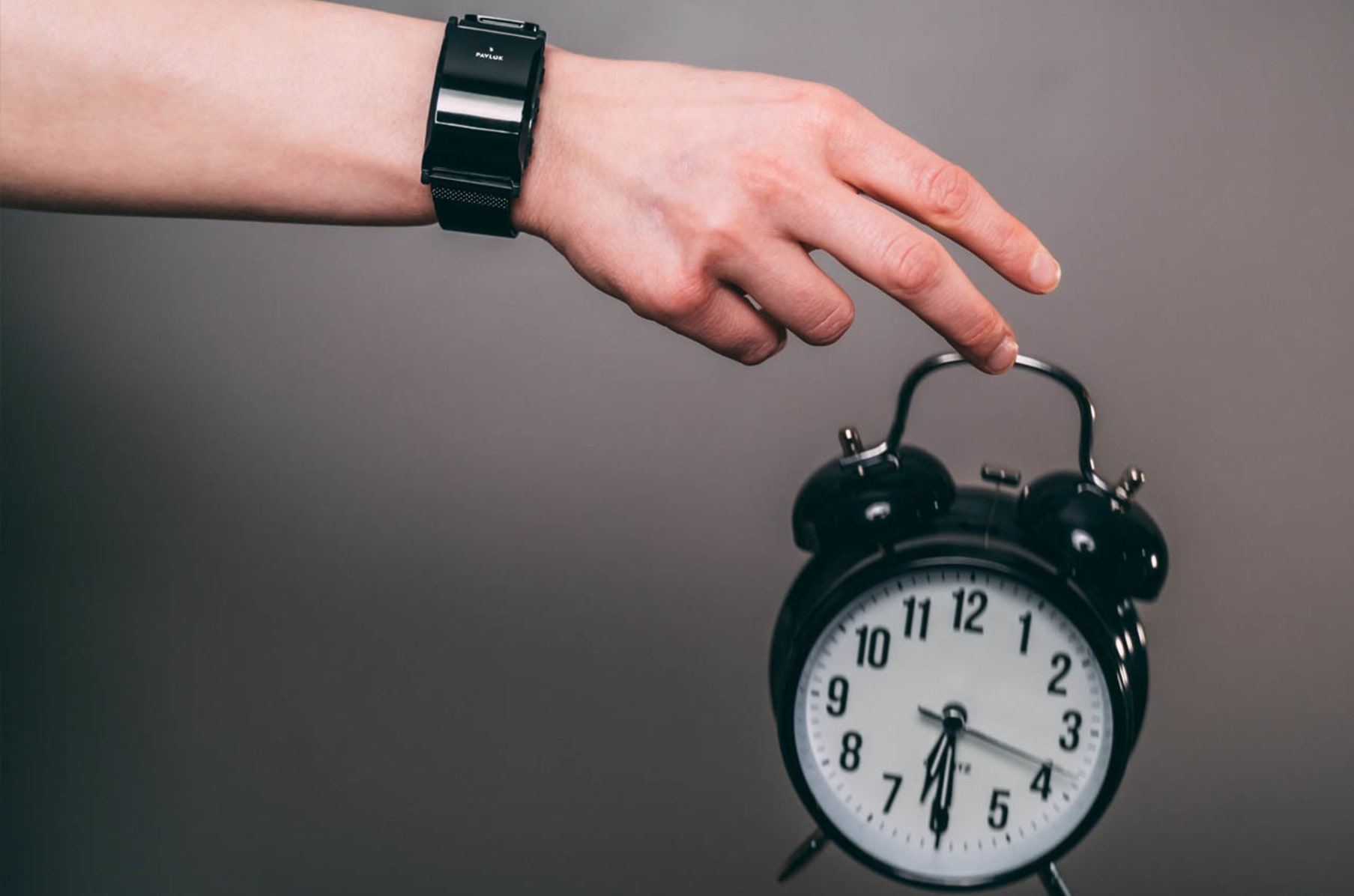 Alarm clock watch outlet