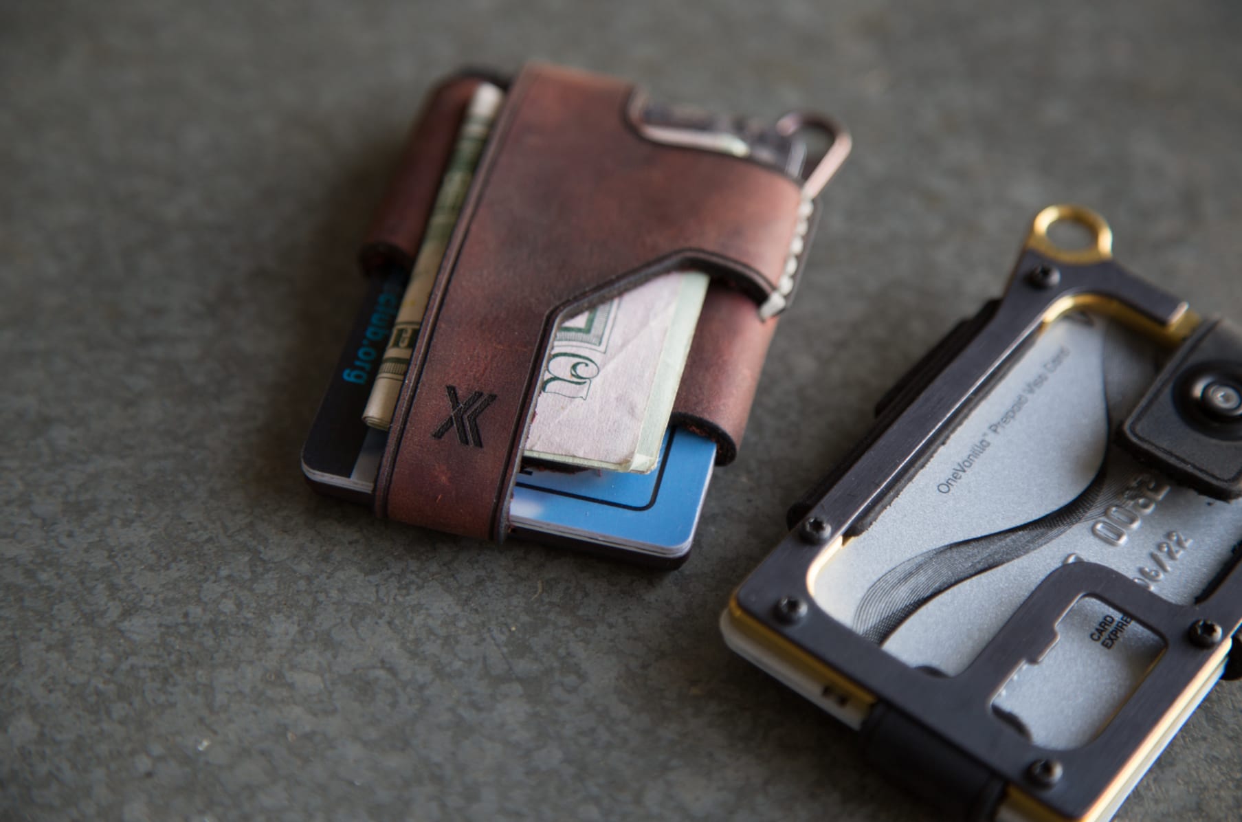 Trayvax front pocket wallets: Machined and Refined 