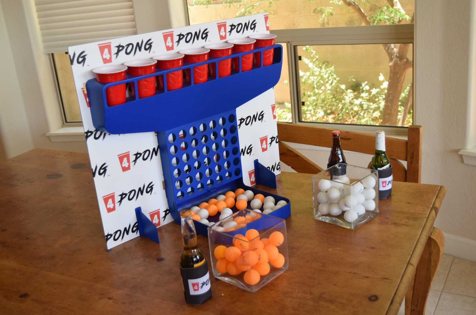 4pong A Fusion Of Beer Pong And A 4 In A Row Game Indiegogo