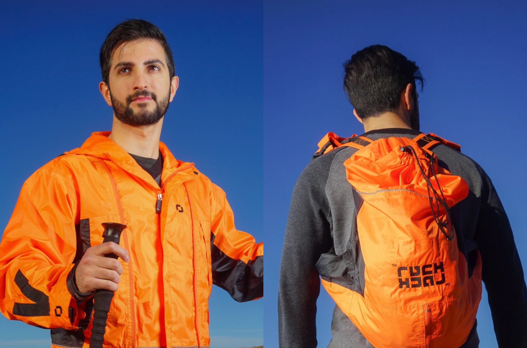 Convertible jacket backpack outlet