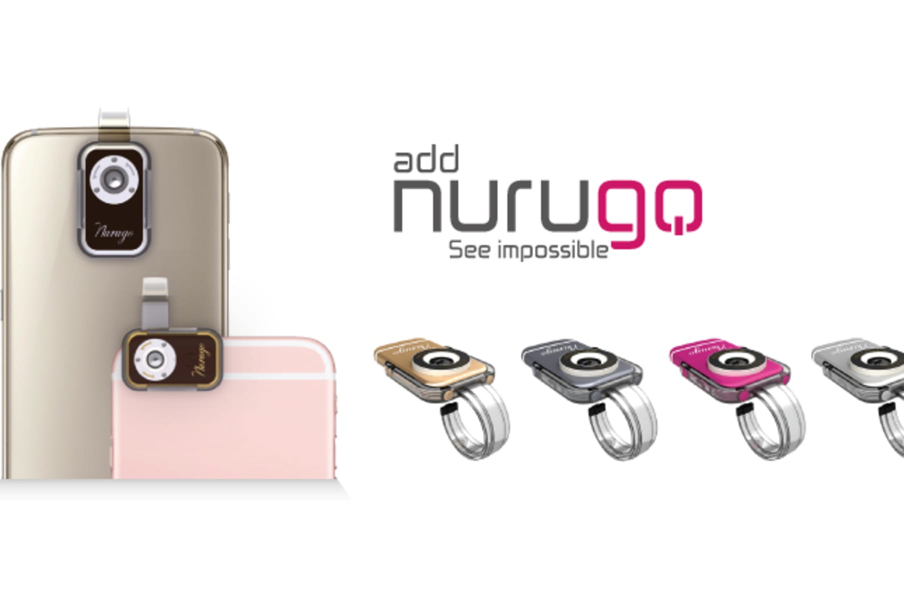 NURUGO Micro smartphone microscope, 400X