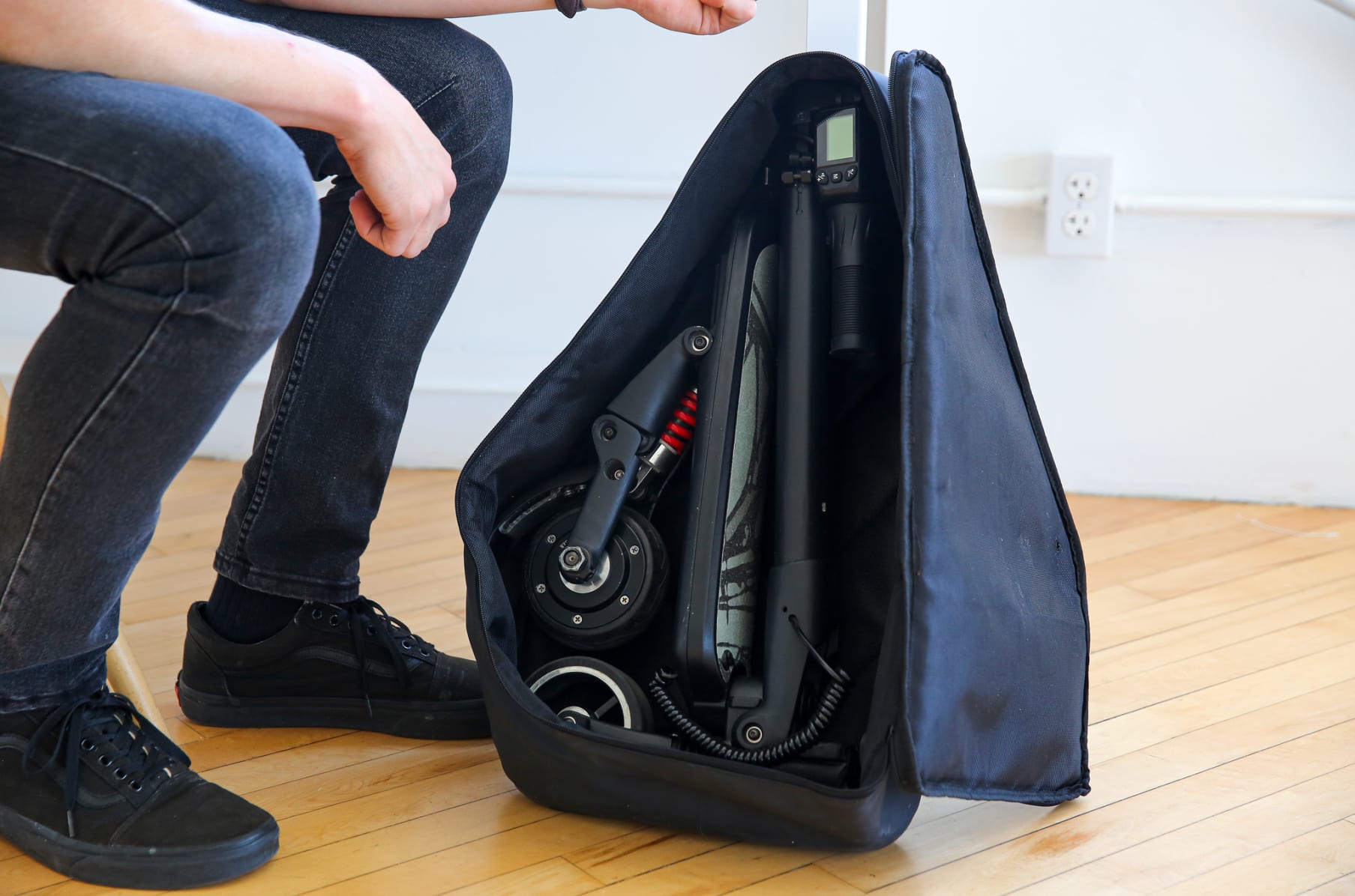 Kick scooter backpack hot sale