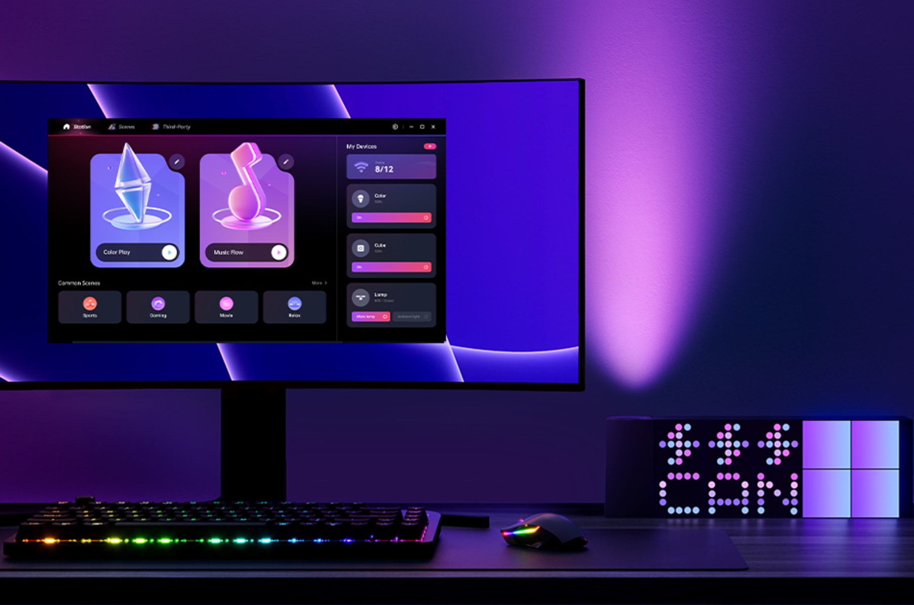 Yeelight with outlet philips hue