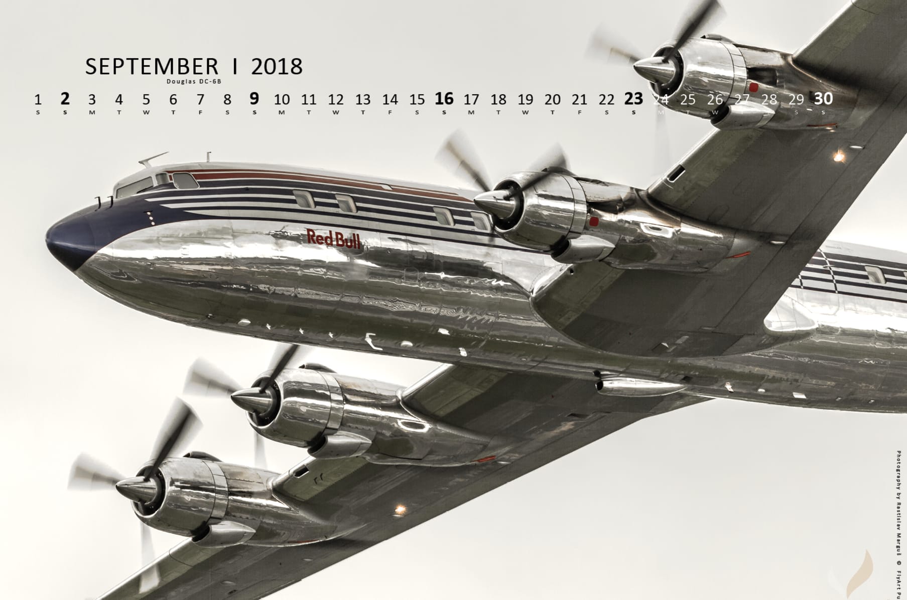 Aviation Art Wall Calendar 2018 