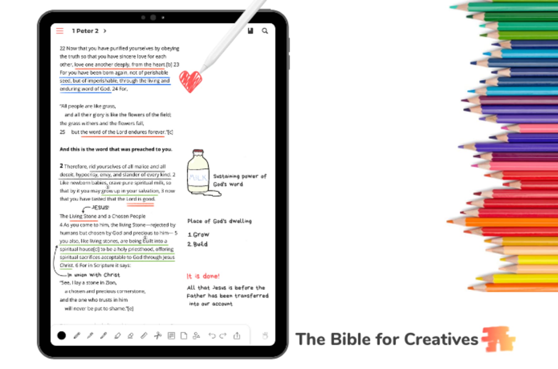 Bible For Creatives App The Best Bible On Ipad Indiegogo