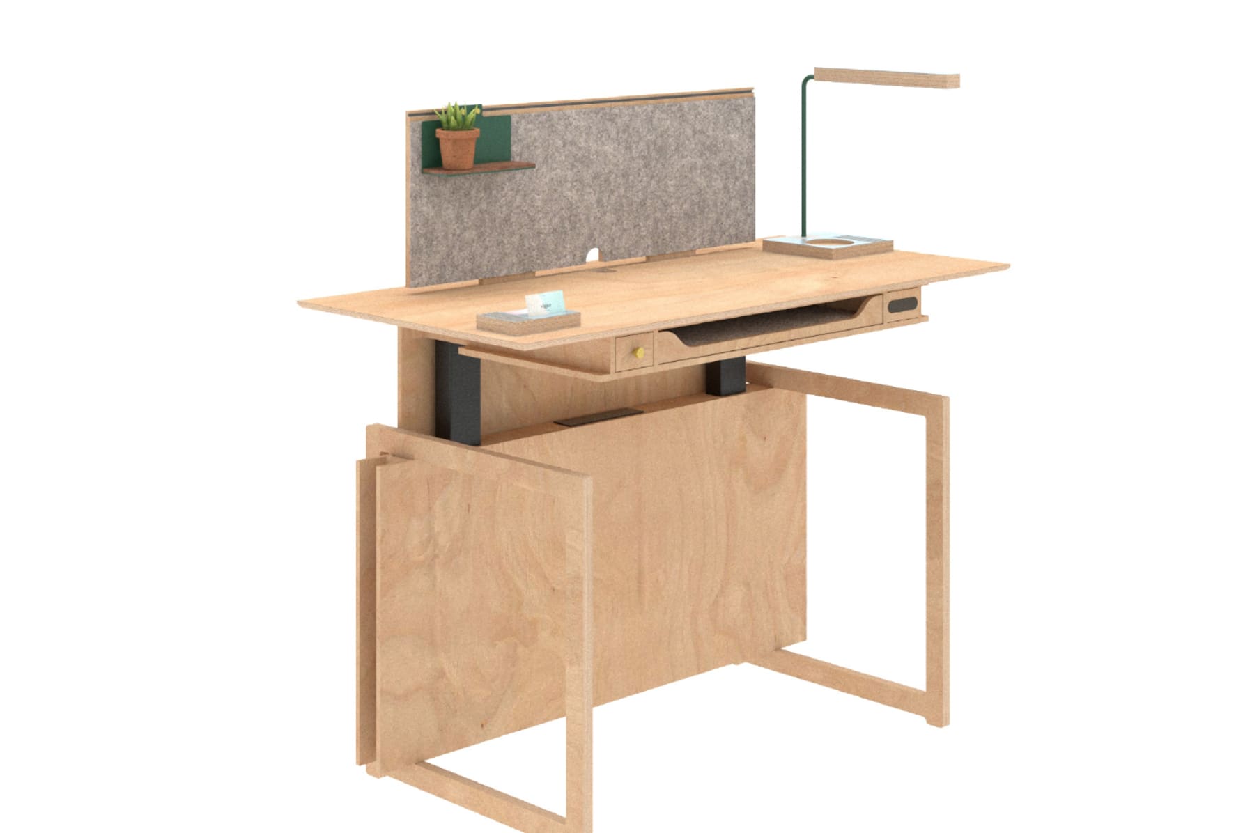 Jensen sit discount stand desk