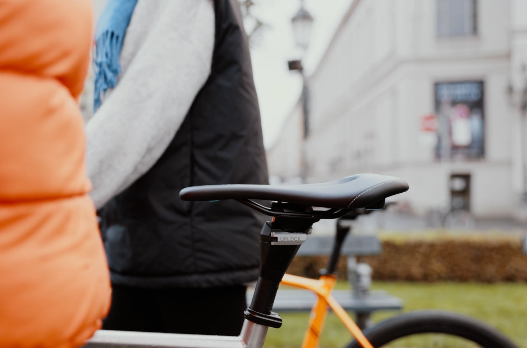 Integrated bike lock sales