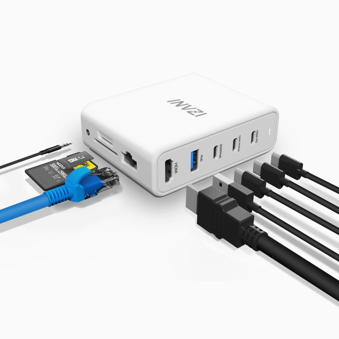 INVZI 9-in-1 100W GaN USB-C Charger & Hub | Indiegogo