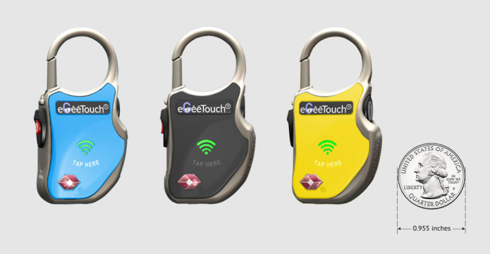 eGeeTouch World s 1st Smartest Travel Padlock Indiegogo