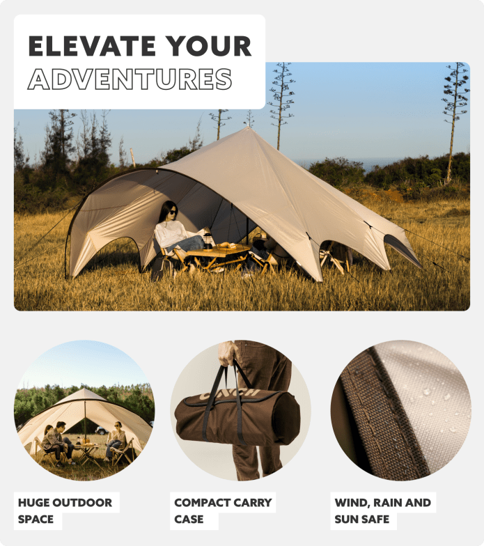 THES ONE SHELTER IN PLACE 400枚限定 Shelter: A Beautifully Crafted Outdoor Base | Indiegogo