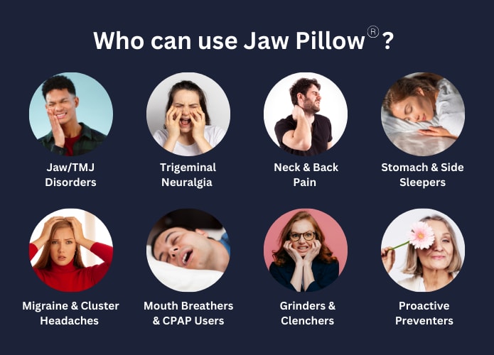 Jaw Pillow The Only Pillow for TMJ Health Indiegogo