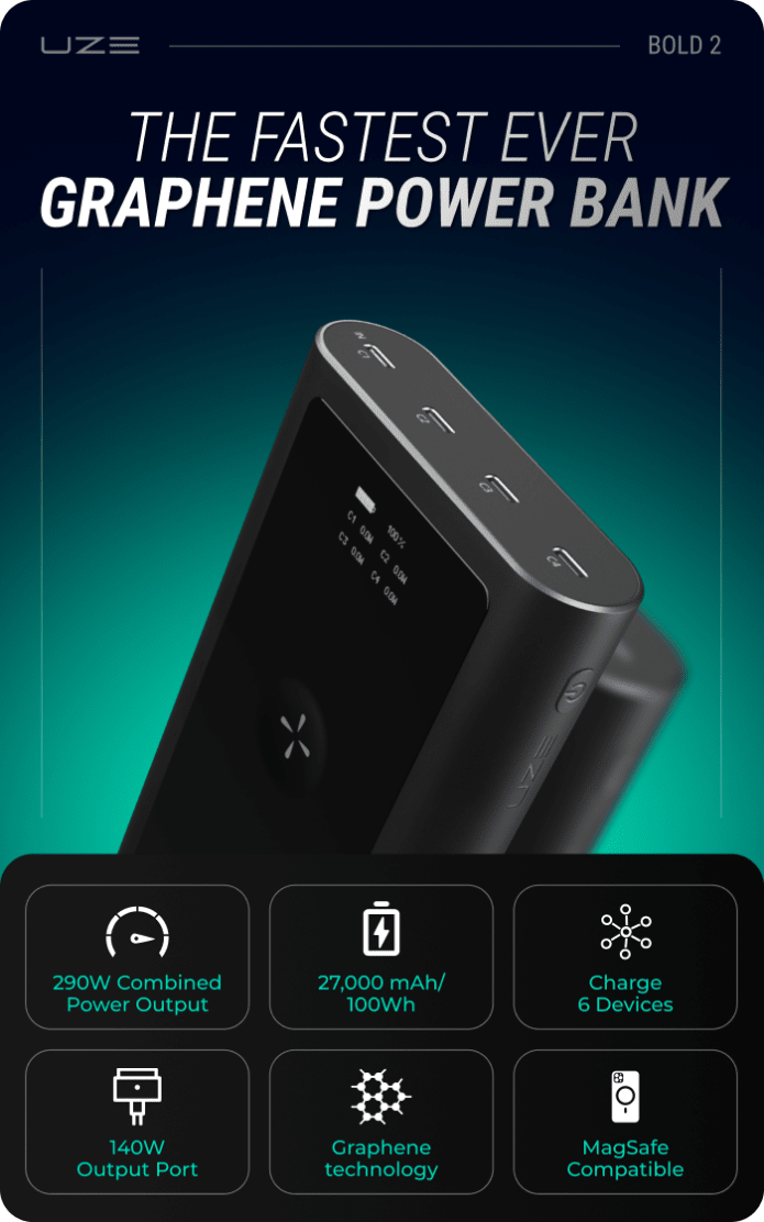 Graphene power bank discount