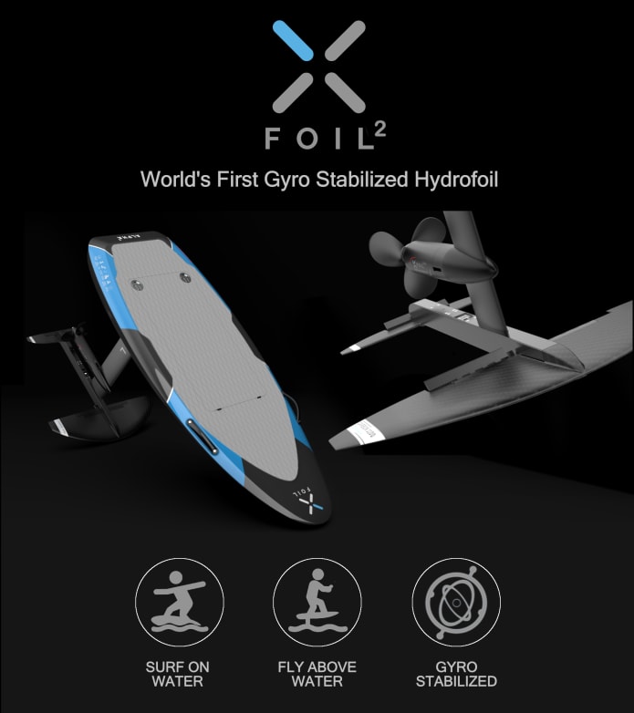 XFoil 2 - World's First Gyro Stabilized Hydrofoil | Indiegogo