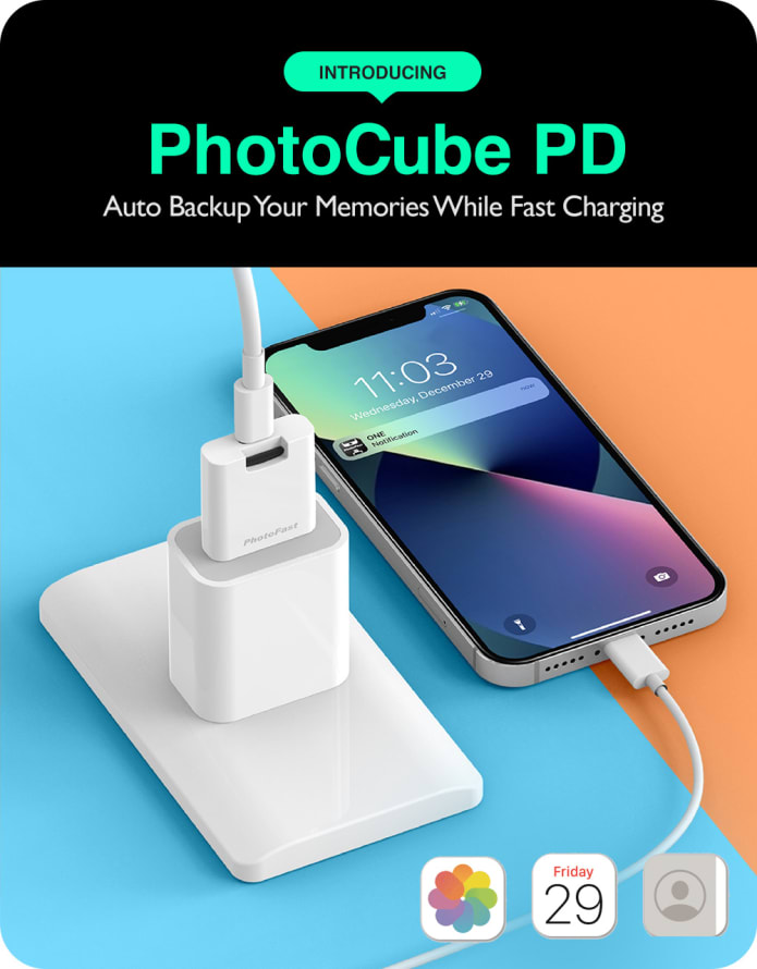 PhotoCube PD: Smart Auto Phone Data Backup Stick | Indiegogo