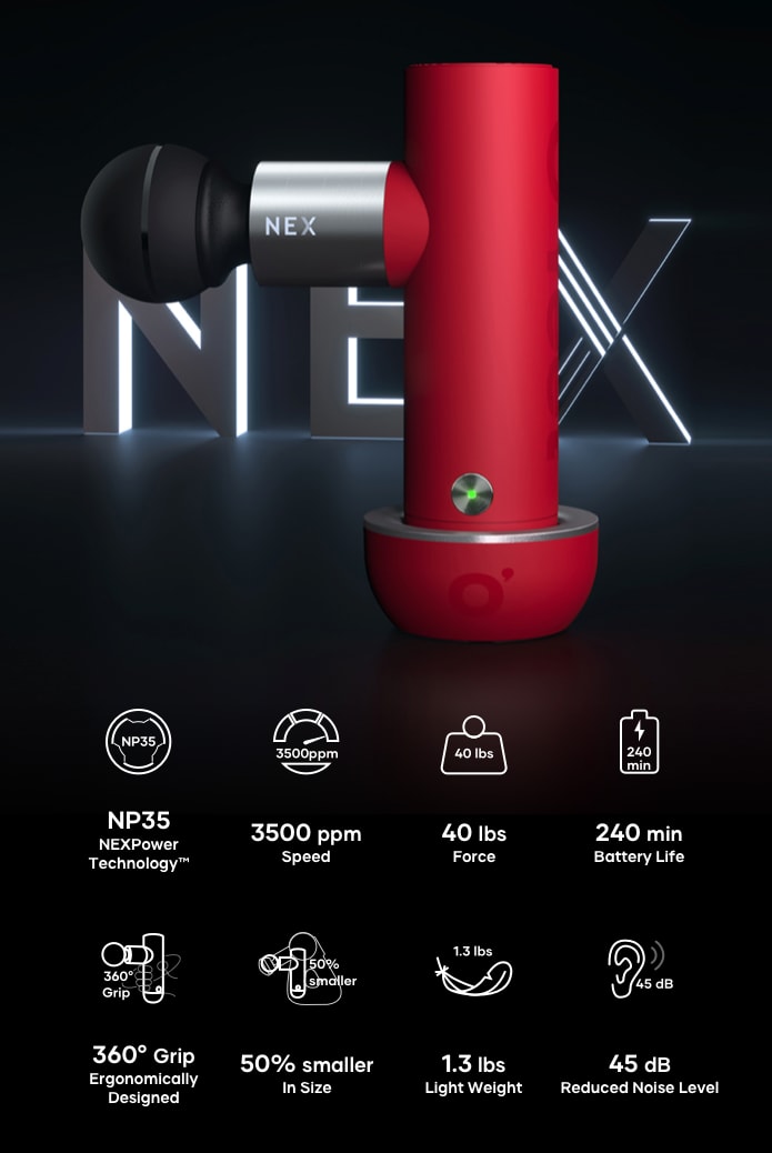 OYeet NEX:The Most Powerful & Portable Massage Gun | Indiegogo