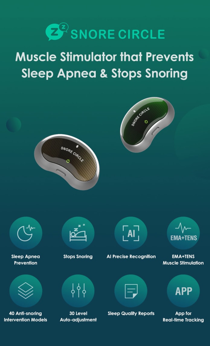 Snore Circle- Best Electronic Muscle Stimulator | Indiegogo