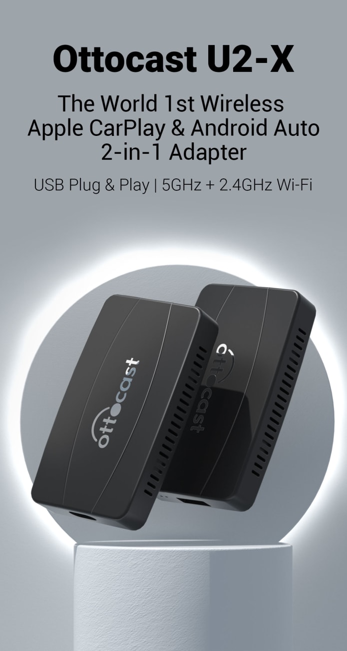 Adattatore Wireless CarPlay E Android Auto 2in1 - WiFi 5GHz, Plug & Play, Compatibile 2015-2024 - Foto 3