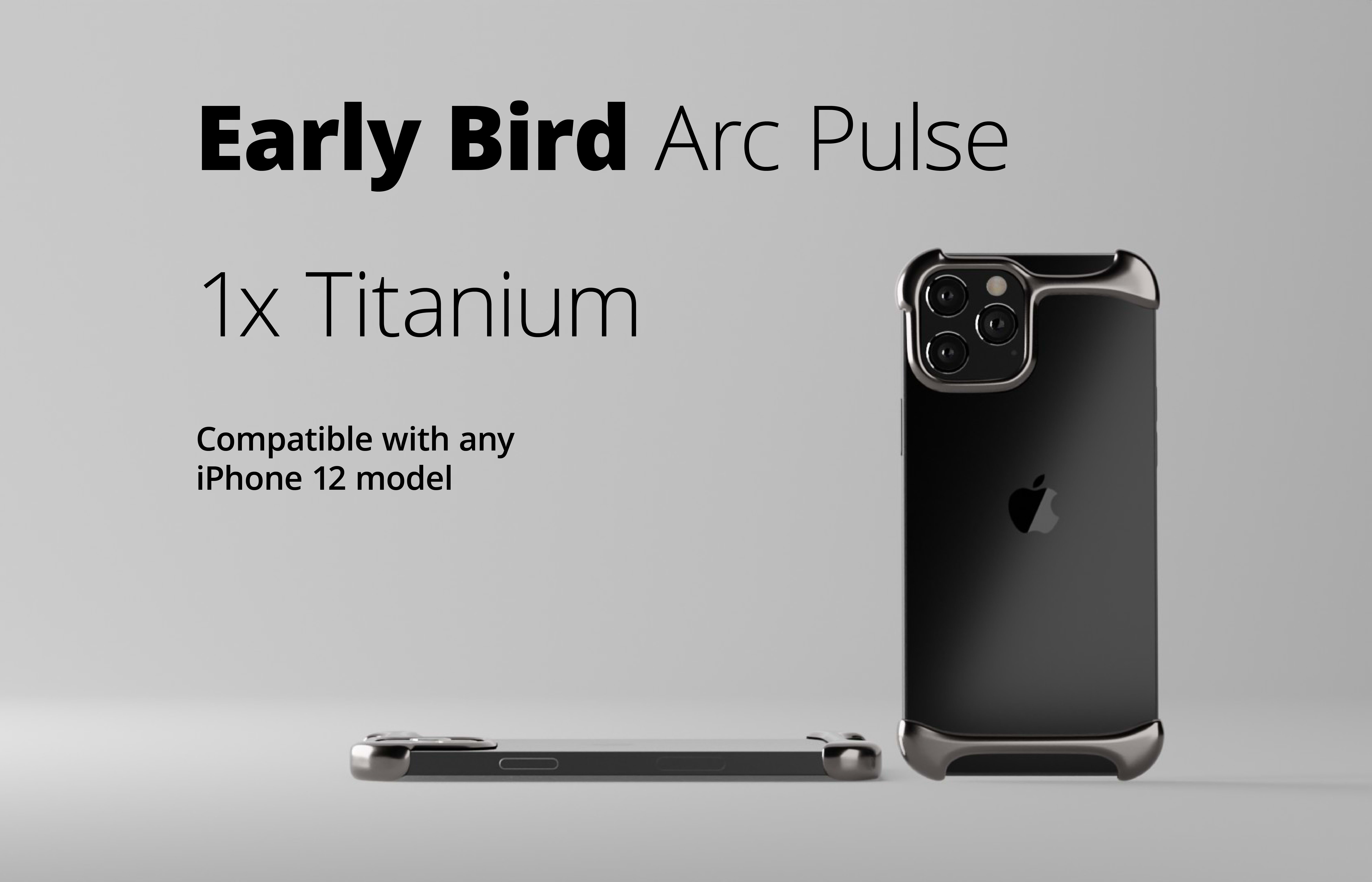 Arc Pulse Titanium Silver for iPhone 12/12 Pro (6.1-Inch