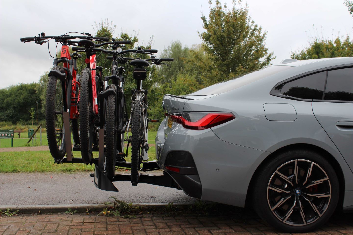 Car with integrated bike rack online