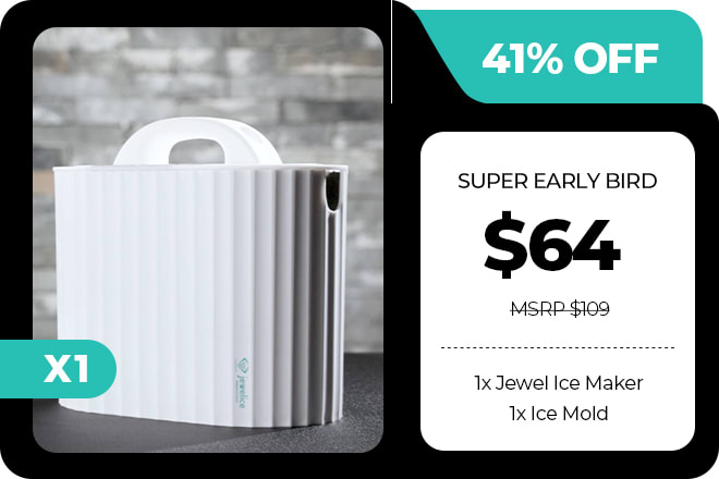 Jewel Ice: Perfect, Crystal Clear Ice Maker | Indiegogo