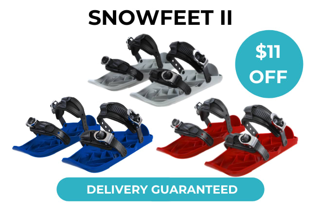 Snowfeet II: Attachments That Turn Shoes Into Skis | Indiegogo