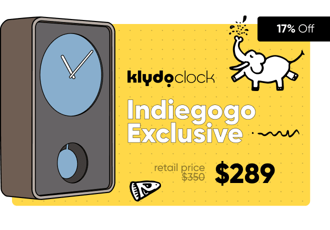 Klydoclock - Animated Art Meets an Analog Clock | Indiegogo