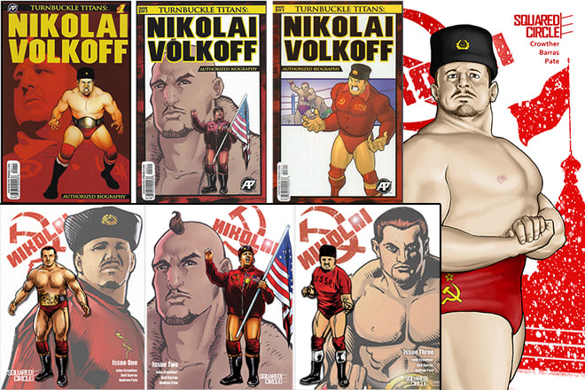 Squared Circle Comic Issue 1 Signed By cheapest Nikolai Volkoff