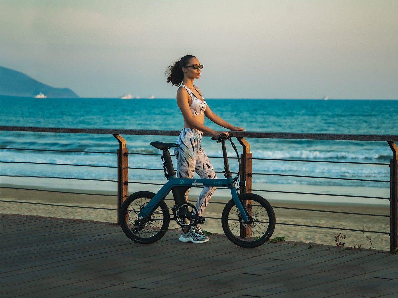 bicicleta elétrica dobrável