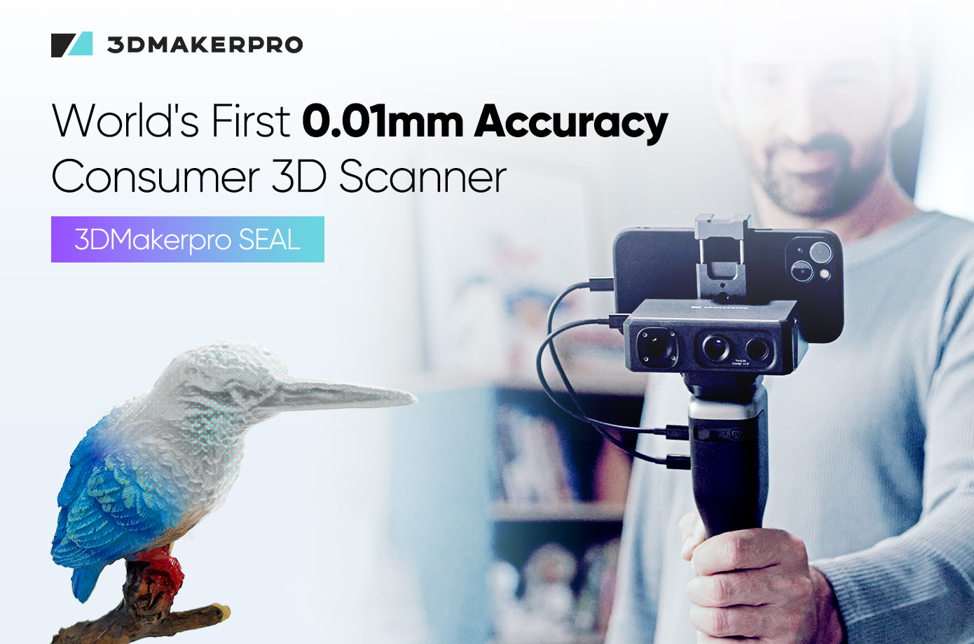 Seal 3D Scanner - 5X Accuracy, 1/10 Price