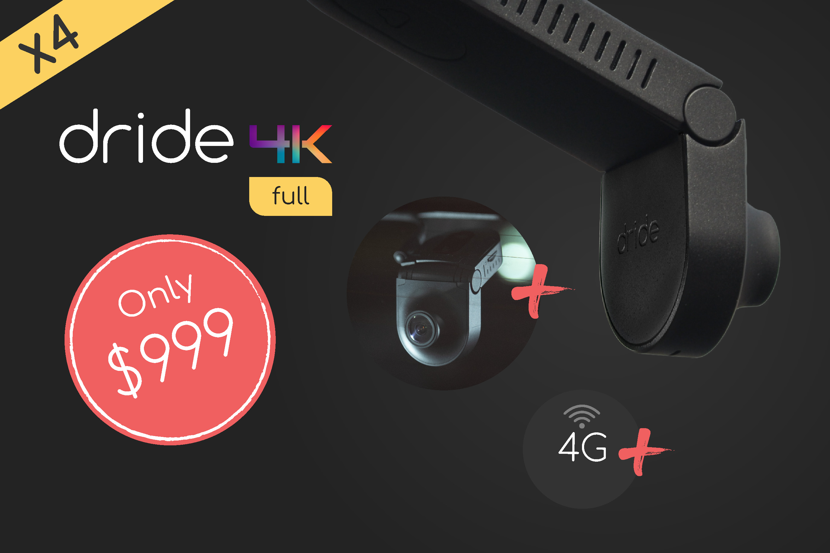 Dride 4K  Next gen connected dashcam by Dride, Inc. — Kickstarter