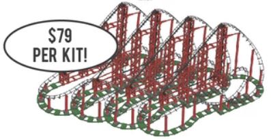 lego compatible roller coaster