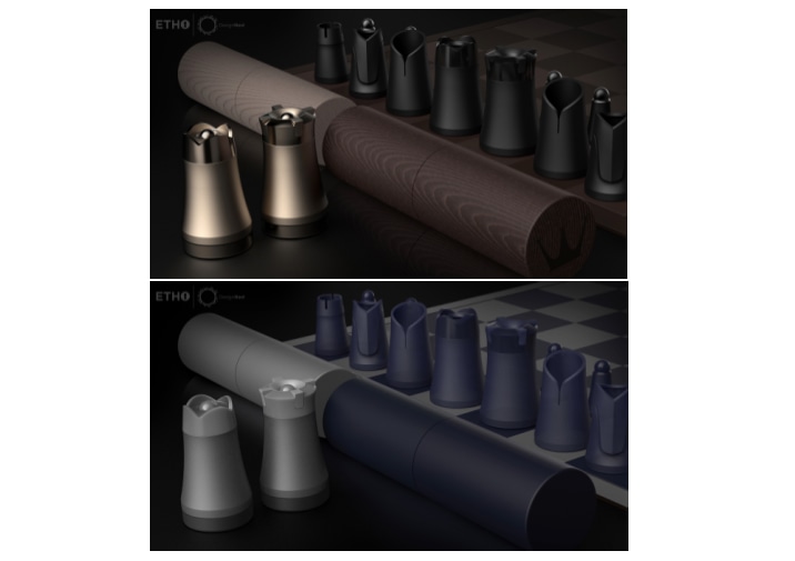 Crownes Chess Compact portable nesting chess set Indiegogo