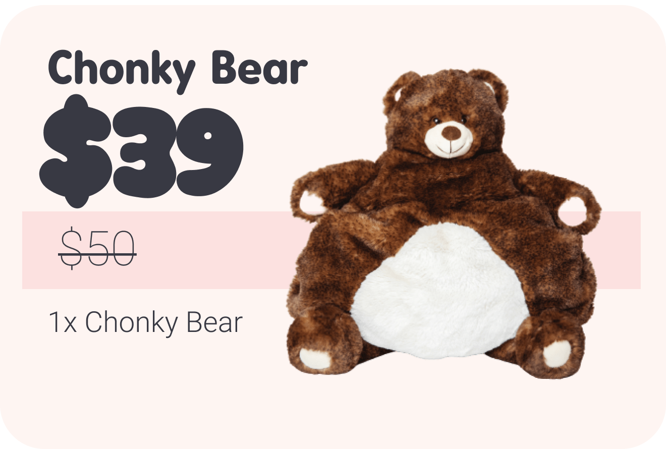 chonky bear plush