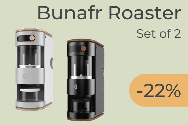 Bunafr : World's 1st Smokeless Home Coffee Roaster