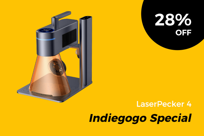 OTTO Dual-Laser Engraver: LaserPecker LP4 - Precision Engraving on a  Variety of Materials with Rotary and Slide Extensions 