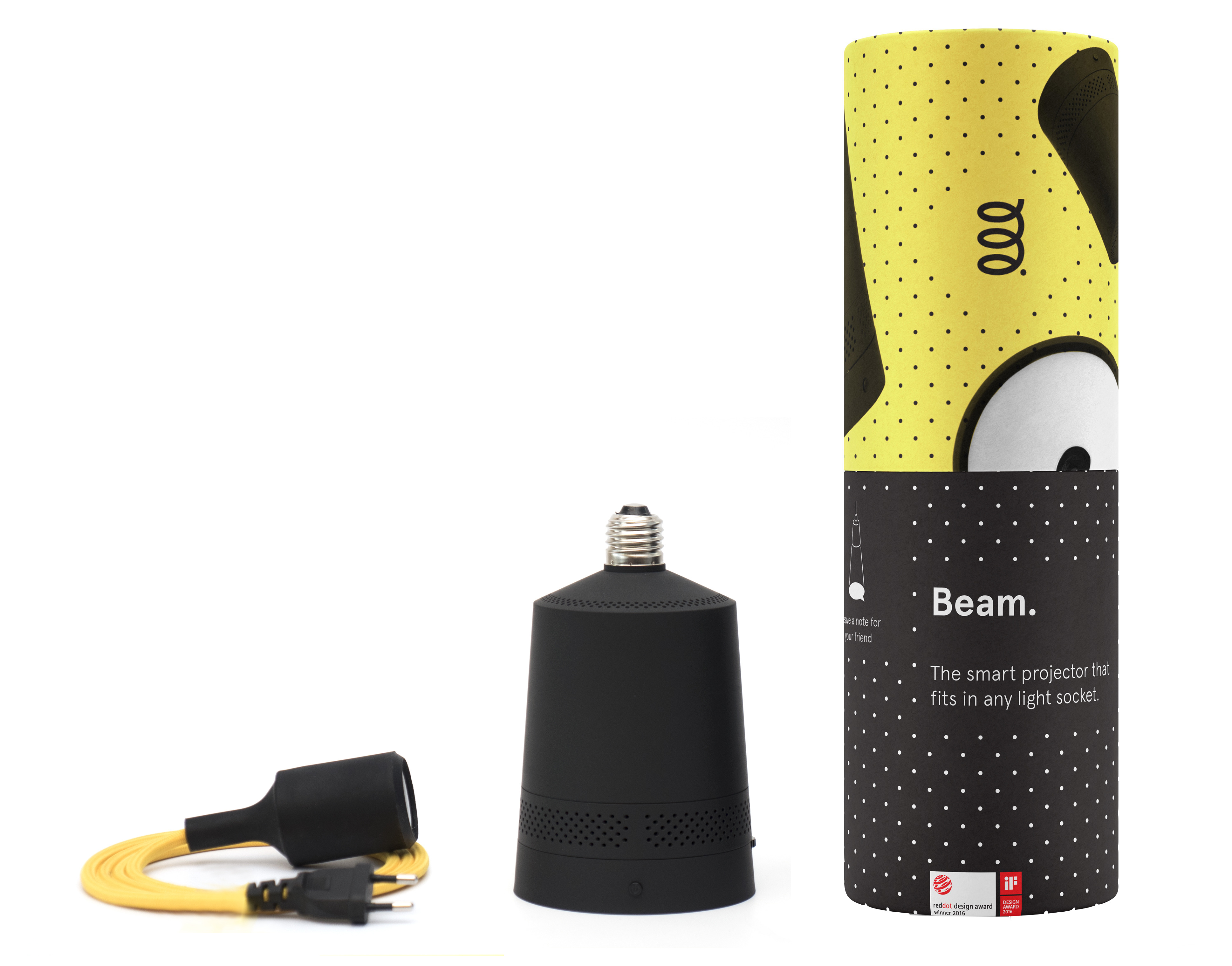 Beam. The light socket powered smart projector | Indiegogo