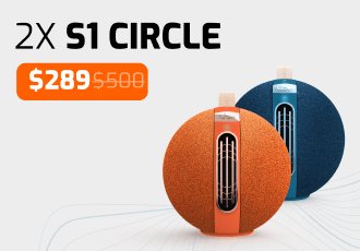 Circle portable shop speaker