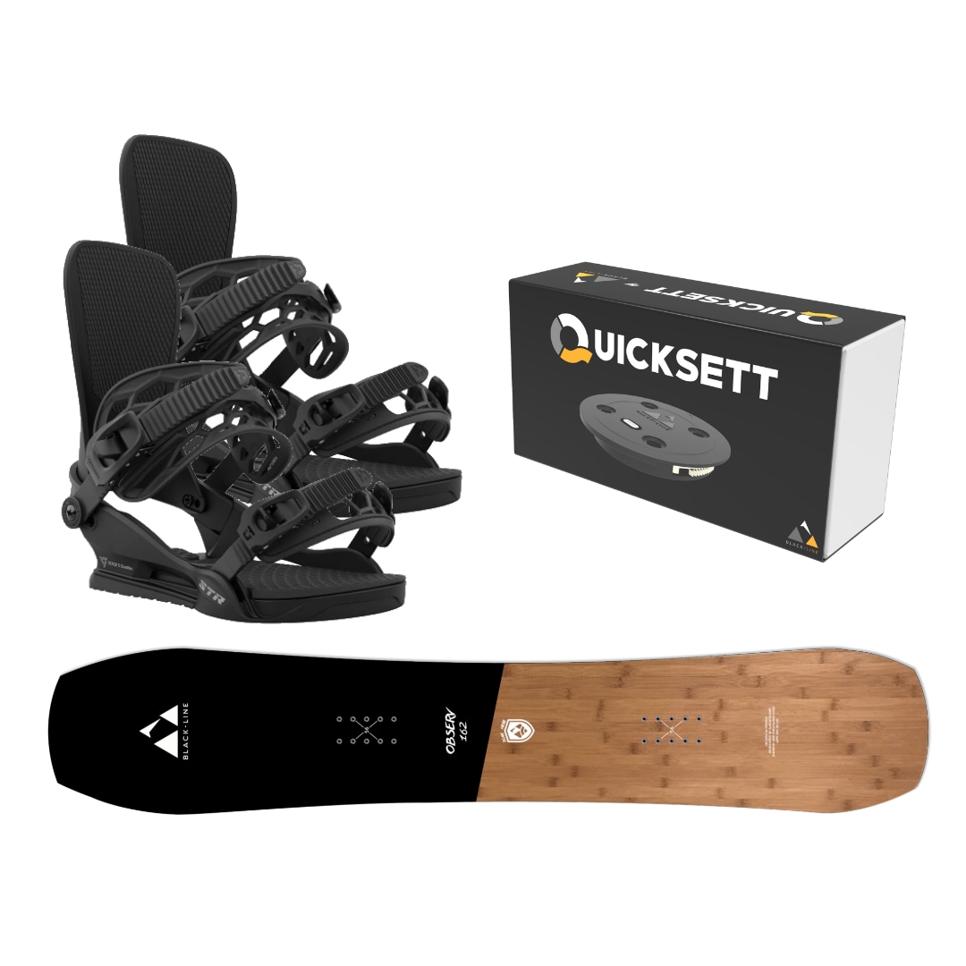 QuickSett, la fixation rotative et connectée pour votre snowboard