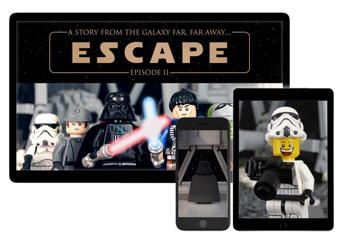 Lego star wars discount stop motion animation