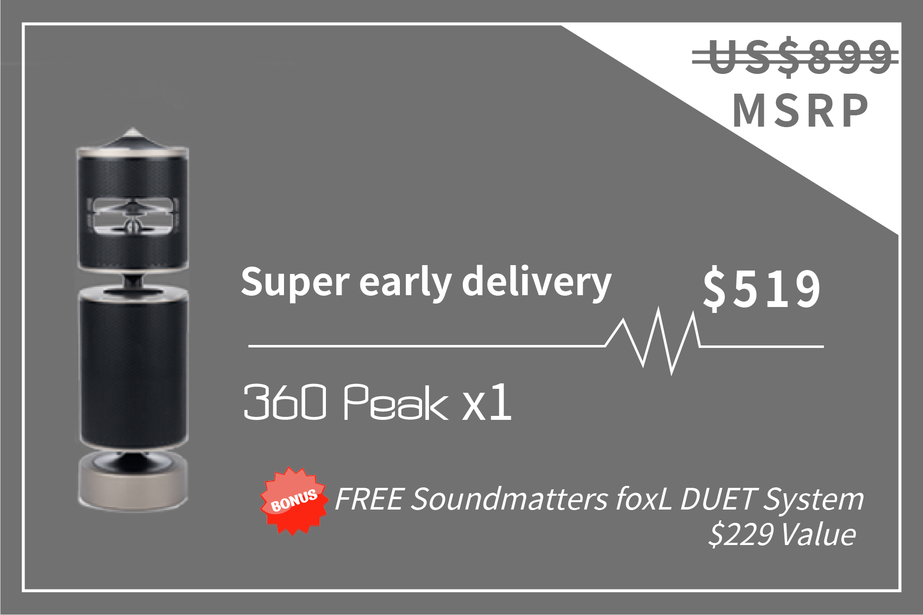 soundmatters Duet System foxL V2.2+foxLO